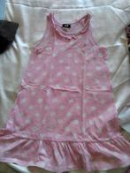 Jurkje roze met witte noppen maat 122, Ophalen of Verzenden, Zo goed als nieuw, Meisje, Jurk of Rok
