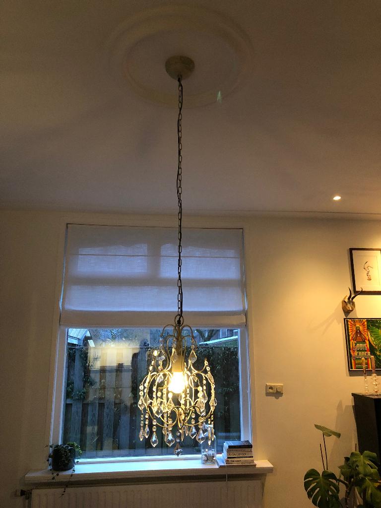 Loberon kroonluchter hanglamp landelijk brocante, Ophalen of Verzenden, Zo goed als nieuw, Landelijk brocante klassiek