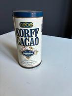 Korff cacao blik, Ophalen of Verzenden, Zo goed als nieuw, Overige, Overige merken