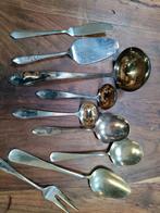 Vintage verzilverde zilver Bestekset, Antiek en Kunst, Antiek | Bestek, Ophalen of Verzenden