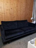 Zwarte Suède Bank - Heerlijk Zitcomfort!, Huis en Inrichting, Banken | Bankstellen, Ophalen, Gebruikt, 150 tot 200 cm, Driepersoons
