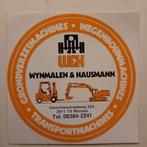 Oude sticker.  Wynmalen&Hausmann.   Rhenen., Verzamelen, Ophalen of Verzenden, Zo goed als nieuw
