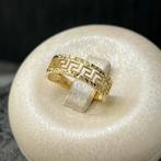 14 karaats gouden ring versace model nieuw, Sieraden, Tassen en Uiterlijk, Ringen, 20 of groter, Heer, Ophalen of Verzenden, Zo goed als nieuw