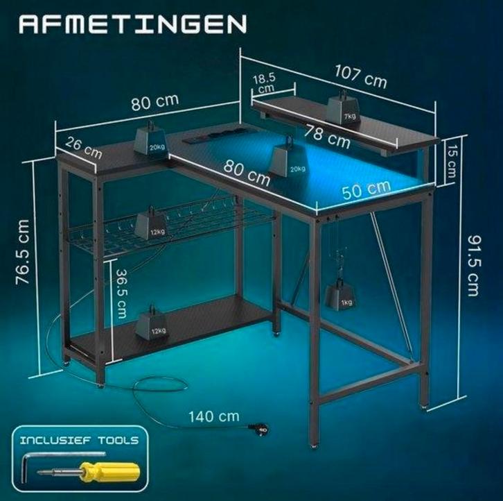 Game bureau gloednieuw in de doos, Huis en Inrichting, Bureaus, Nieuw, Bureau, Ophalen