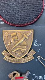 Frans Commando Mariniers baretembleem, Ophalen of Verzenden, Marine, Nederland, Embleem of Badge