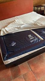 Waterbed, prachtig als nieuw en 80% gestabiliseerd, Huis en Inrichting, Slaapkamer | Waterbedden, Ophalen, Duo-systeem, Tweepersoons