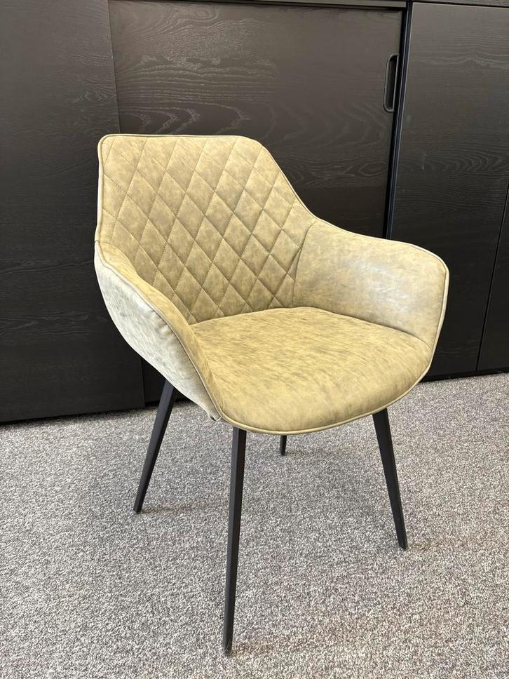 8 stuks Loods 5 Stoelen - ZGAN, Huis en Inrichting, Stoelen, Zo goed als nieuw, Vijf, Zes of meer stoelen, Leer, Overige kleuren