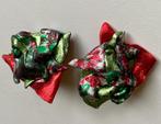 rood groene oorbellen - stekertjes, Overige materialen, Ophalen of Verzenden, Zo goed als nieuw, Knopjes of Stekers