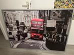 Ikea schilderij Londen bus  140 x 100 cm, Huis en Inrichting, Woonaccessoires | Schilderijen, Tekeningen en Foto's, Gebruikt, 125 cm of meer