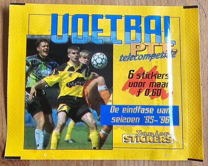 Panini Voetbal PTT Telecompetitie 1995-1996 GESLOTEN ZAKJE!, Hobby en Vrije tijd, Stickers en Plaatjes, Nieuw, Meerdere stickers
