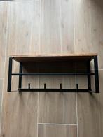 Kapstok zwart met hout, Huis en Inrichting, Zo goed als nieuw, Minder dan 100 cm, Hout, Ophalen