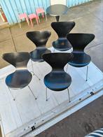 5 Arne Jacobsen Vlinderstoelen Fritz Hansen 1967, Huis en Inrichting, Stoelen, Ophalen of Verzenden, Gebruikt