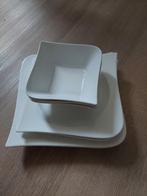 Sam & Squito 2 diner -,ontbijt borden en 3 schaaltjes Set, Huis en Inrichting, Keuken | Servies, Gebruikt, Ophalen of Verzenden