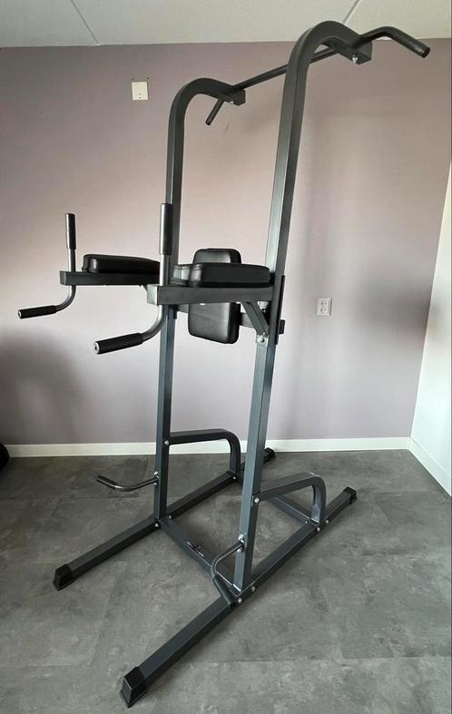 PowerMark 362 Power Tower ZGAN, Sport en Fitness, Fitnessapparatuur, Zo goed als nieuw, Krachtstation, Armen, Borst, Buik, Rug