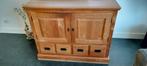 T.v meubel/ kast onbehandeld teak hout, Huis en Inrichting, Ophalen of Verzenden, Zo goed als nieuw, Minder dan 100 cm