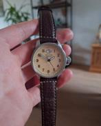 Hologe, Sieraden, Tassen en Uiterlijk, Horloges | Heren, Overige merken, Leer, Staal, Polshorloge