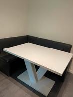Eettafel met bank, Huis en Inrichting, Tafels | Eettafels, Gebruikt, Ophalen of Verzenden, Vier personen, Rechthoekig