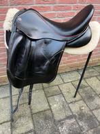 Sattlerei Dresch 17,5 inch dressuurzadel monoblad custom, Dressuur, ., Ophalen of Verzenden, Zo goed als nieuw
