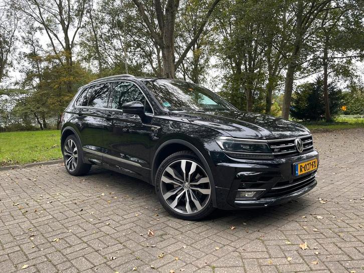 Volkswagen Tiguan 2.0 TSI 220pk 4Motion DSG 2017 Zwart, Auto's, Volkswagen, Particulier, Tiguan, 4x4, ABS, Achteruitrijcamera