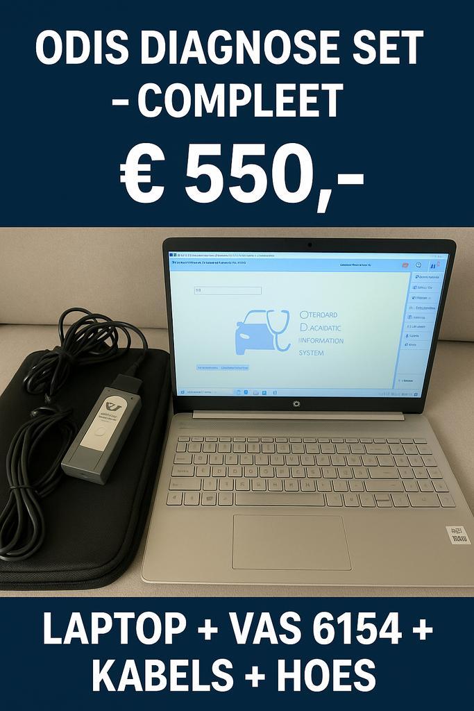 ODIS diagnose set – compleet & gebruiksklaar, Computers en Software, Windows Laptops, Zo goed als nieuw, 15 inch, 2 tot 3 Ghz