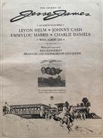 Paginagrote A3 advertentie JESSE JAMES Johnny Cash EMMYLOU H, Ophalen of Verzenden