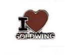 pin, i love goldwing, biker, rocker, vest, jas, man, vrouw, Verzamelen, Ophalen of Verzenden, Nieuw, Overige onderwerpen, Speldje of Pin