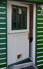 Hardhouten buitendeur 1.96 x 87,5 cm . Deelbaar ., Doe-het-zelf en Verbouw, Deuren en Horren, Ophalen, Gebruikt, 80 tot 100 cm