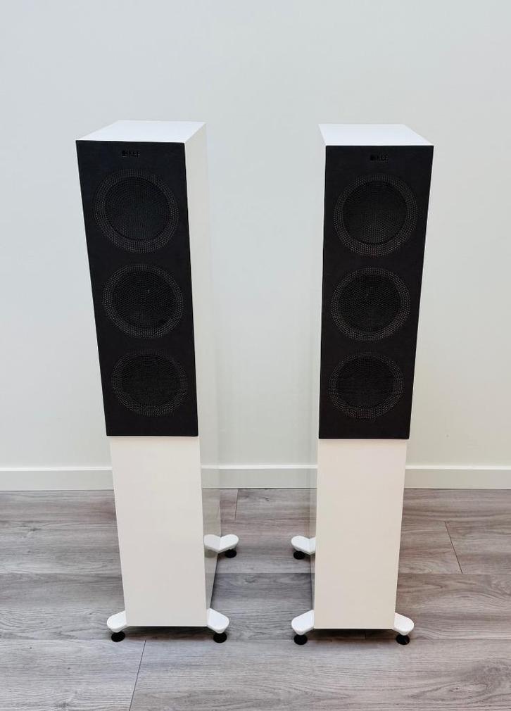 KEF R5 - Luidsprekers, Audio, Tv en Foto, Luidsprekers, Gebruikt, Front, Rear of Stereo speakers, 120 watt of meer, Overige merken