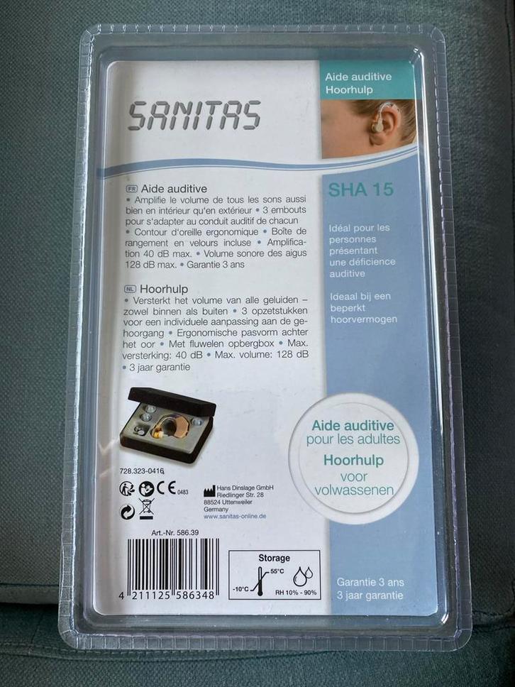 1 Hoorhulp hoorapparaat, Diversen, Verpleegmiddelen, Nieuw, Ophalen of Verzenden