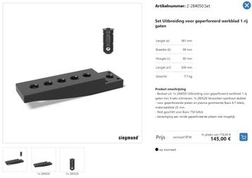 Origineel Siegmund verbeder set (nieuw) beschikbaar voor biedingen