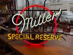 Vintage Miller Special Reserve NeoN Reclamebord, Ophalen, Gebruikt, Lichtbak of (neon) lamp