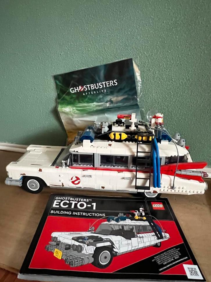 Lego Ghostbusters Ecto-1 Compleet met Boekje & Poster, Kinderen en Baby's, Speelgoed | Duplo en Lego, Zo goed als nieuw, Lego