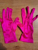 Roze handschoenen Carnaval/Themafeesten, Maat 38/40 (M), Carnaval, Ophalen of Verzenden, Zo goed als nieuw
