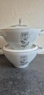 2 dekschalen Kronester Tudor 68 Bavaria vintage, Antiek en Kunst, Ophalen of Verzenden