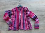 leuk eigen gebreid vest ongeveer maat 152/158, Ophalen, Zo goed als nieuw, Meisje, Trui of Vest