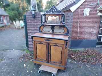 Biedermeier mahonie openbonheur, Willem III periode. beschikbaar voor biedingen