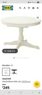 Tafel eetkamer ingatorp ikea, Ophalen