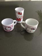 3x Hello Kitty mokken, Ophalen of Verzenden, Zo goed als nieuw