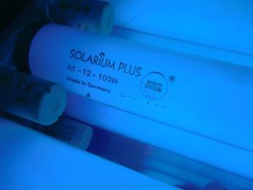  32 zonnebanklampen solarium plus 100w Wolfsystem 1.90cm beschikbaar voor biedingen