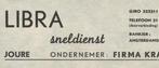 FACT. JOURE LIBRA Fa KRAMER 1950, Ophalen of Verzenden, Overige typen