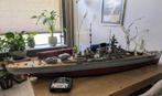 DKM Bismarck varend model met RC, 1/144, vintage model, Ophalen, Gebruikt, 1:50 tot 1:200, Overige merken