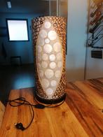 Schelpenlamp cylinder, Ophalen of Verzenden, Gebruikt, Minder dan 50 cm