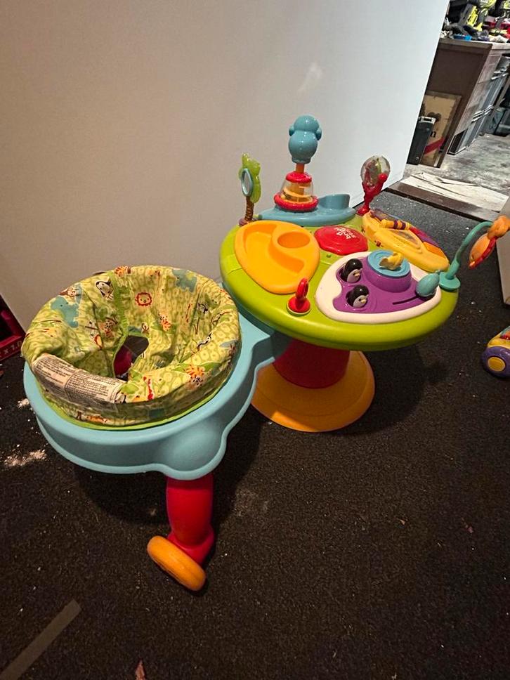 Bright Starts Around We Go Activity Center, Kinderen en Baby's, Speelgoed | Babyspeelgoed, Gebruikt, Babygym, Met geluid, Ophalen