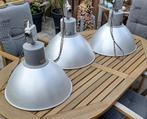 3 Originele Industriele fabriekshanglampen 50cm doorsnee, Huis en Inrichting, Lampen | Hanglampen, Ophalen, Nieuw, Metaal, 50 tot 75 cm
