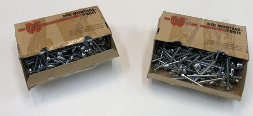 2 dozen Wurth staal verzinkte slotbouten A 200 stuks 6 x 75, Doe-het-zelf en Verbouw, IJzerwaren en Bevestigingsmiddelen, Nieuw
