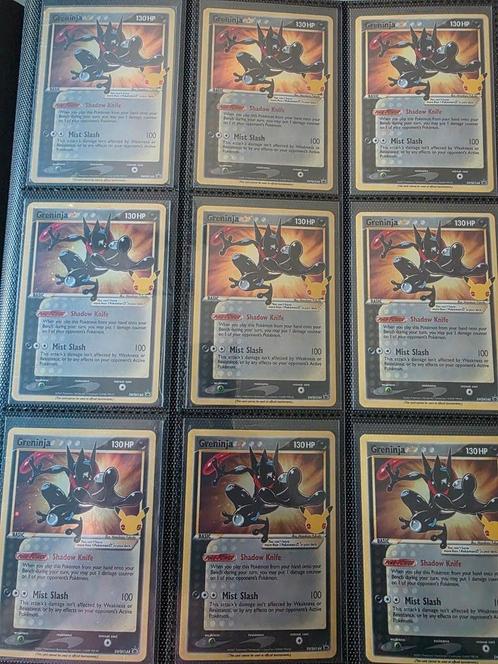 Pokémon Greninja Gold Star, Hobby en Vrije tijd, Verzamelkaartspellen | Pokémon, Zo goed als nieuw, Losse kaart, Ophalen of Verzenden