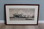 Ets Willem Veldhorst - Haven Rotterdam, Antiek en Kunst, Ophalen of Verzenden