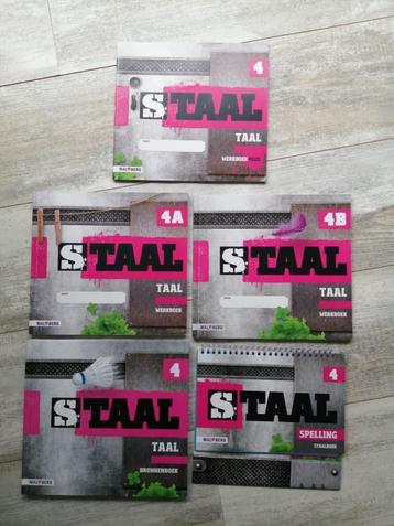 Staal groep 4 boekjes Taal versie 1 beschikbaar voor biedingen