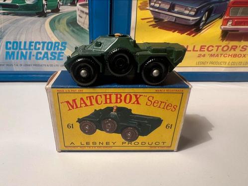 Matchbox Lesney Nr.61a Ferret Armored Army Scout Car, Hobby en Vrije tijd, Modelauto's | Overige schalen, Zo goed als nieuw, Bus of Vrachtwagen