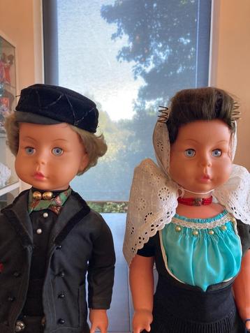 Klederdracht poppen set Westkapelle/Walcheren, echtpaar beschikbaar voor biedingen